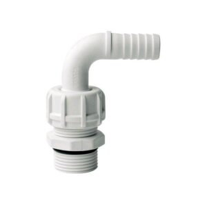 Utv. G1" nippel 90º för slang inv. Ø 3/4" (20mm)