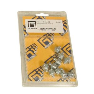 Smörjnippel rak 3/8" - 10-pack