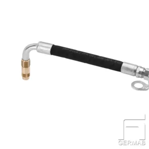 Utloppslang 90° med semi nondrip M3/8"