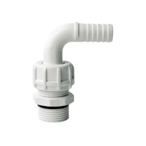 Utv. G1" nippel 90º för slang inv. Ø 3/4" (20mm)