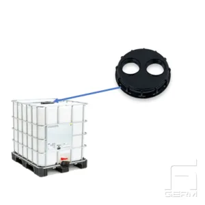 IBC lock 150x7 med dubbla anslutningar IG 2"