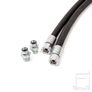Anslutningsslang 1,0m Olja - 1/2" Rak 90°